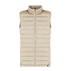 Vue Gilet Rostol de couleur beige| Krokrodeal