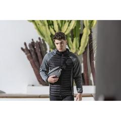 Vue Veste Kimpal de couleur bleu| Krokrodeal