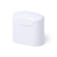 Vue Écouteurs Aniken de couleur blanc| Krokrodeal