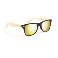 Vue Lunettes de Soleil Mitrox de couleur jaune| Krokrodeal