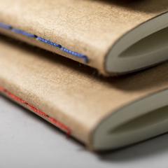 Vue Cahier Esteka de couleur bleu| Krokrodeal