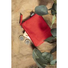 Vue Porte Monnaie Nelsom de couleur beige| Krokrodeal