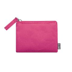 Vue Porte Monnaie Nelsom de couleur rose| Krokrodeal