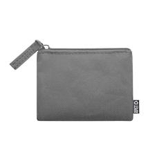 Vue Porte Monnaie Nelsom de couleur gris| Krokrodeal