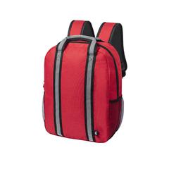 Vue Sac à Dos Fabax de couleur rouge| Krokrodeal