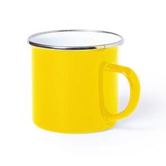 Vue Tasse Kirpal de couleur jaune| Krokrodeal