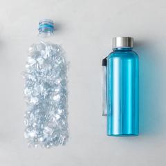 Vue Bidon Lecit de couleur bleu| Krokrodeal