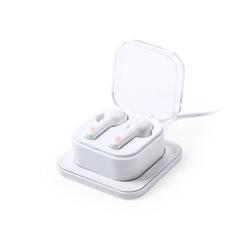 Vue Écouteurs Chargeur Benyer de couleur blanc| Krokrodeal