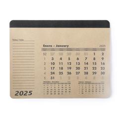 Vue générale Tapis Souris Calendrier Flen | Krokrodeal
