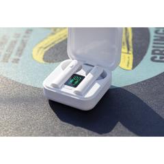 Vue Écouteurs Vinzer de couleur blanc| Krokrodeal