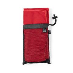 Vue Serviette Absorbante Slash de couleur rouge| Krokrodeal
