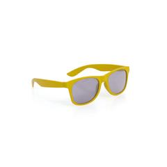 Vue Lunettes de Soleil Enfant Spike de couleur jaune| Krokrodeal