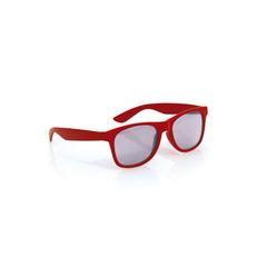 Vue Lunettes de Soleil Enfant Spike de couleur rouge| Krokrodeal