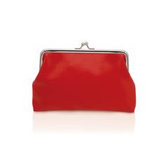 Vue Porte Monnaie Becky de couleur rouge| Krokrodeal