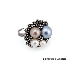 Vue générale Bague Ajustable Pleus | Krokrodeal
