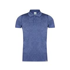 Vue Polo Adulte Troky de couleur bleu| Krokrodeal