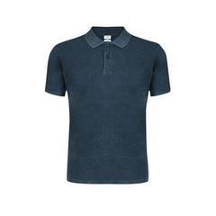 Vue Polo Adulte Ken de couleur bleu| Krokrodeal