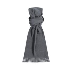 Vue Écharpe Polar de couleur gris| Krokrodeal