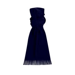 Vue Écharpe Polar de couleur bleu| Krokrodeal
