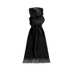 Vue Écharpe Polar de couleur noir| Krokrodeal