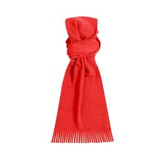 Vue Écharpe Polar de couleur rouge| Krokrodeal