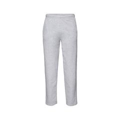 Vue Pantalon Lightweight Open Hem de couleur gris| Krokrodeal
