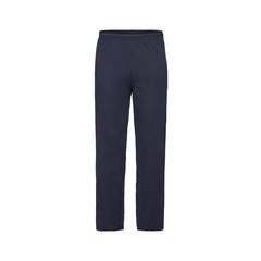 Vue Pantalon Lightweight Open Hem de couleur bleu| Krokrodeal