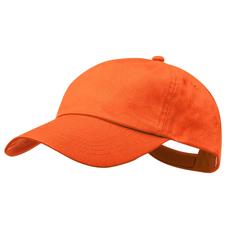 Vue Casquette Sport de couleur orange| Krokrodeal