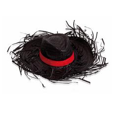 Vue Chapeau Filagarchado de couleur noir| Krokrodeal