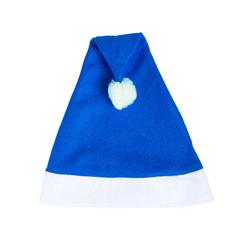 Vue Bonnet Papa Noël Papa Noel de couleur bleu| Krokrodeal