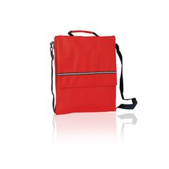 Vue Porte-Documents Milán de couleur rouge| Krokrodeal
