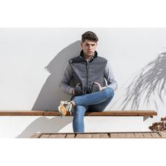 Vue Gilet Forest de couleur bleu| Krokrodeal