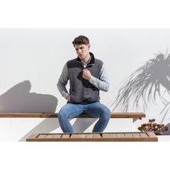 Vue Gilet Forest de couleur bleu| Krokrodeal