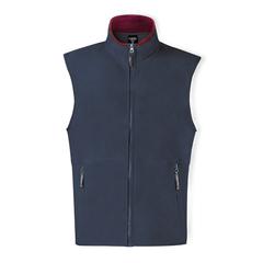 Vue Gilet Forest de couleur rouge| Krokrodeal