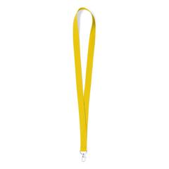 Vue Lanyard Neck de couleur jaune| Krokrodeal