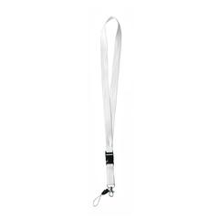 Vue Lanyard Duble de couleur blanc| Krokrodeal