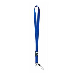 Vue Lanyard Duble de couleur bleu| Krokrodeal