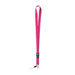 Vue Lanyard Duble de couleur rose| Krokrodeal