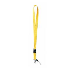 Vue Lanyard Duble de couleur jaune| Krokrodeal