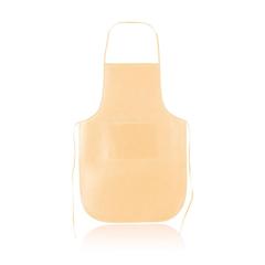 Vue Tablier Chef de couleur beige| Krokrodeal