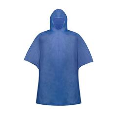 Vue Poncho Montello de couleur bleu| Krokrodeal