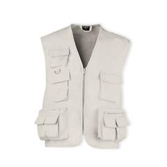 Vue Gilet Soviet de couleur beige| Krokrodeal