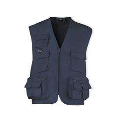 Vue Gilet Soviet de couleur bleu| Krokrodeal