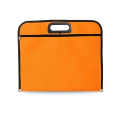 Vue Porte-Documents Join de couleur orange| Krokrodeal