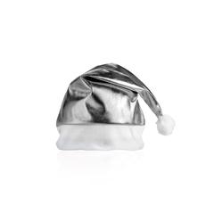 Vue Bonnet Papa Noël Shiny de couleur gris| Krokrodeal