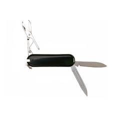Vue Mini-Canif Multi-Usages Castilla de couleur noir| Krokrodeal