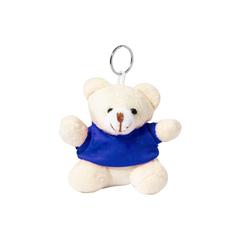 Vue Porte-Clés Peluche Tedchain de couleur bleu| Krokrodeal