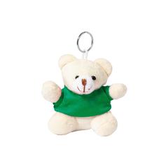 Vue Porte-Clés Peluche Tedchain de couleur vert| Krokrodeal