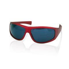 Vue Lunettes de Soleil Premia de couleur rouge| Krokrodeal
