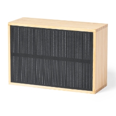 Haut-parleurs solaire avec logo | Krokrodeal sobriété energétique
